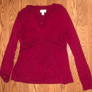Red top size medium